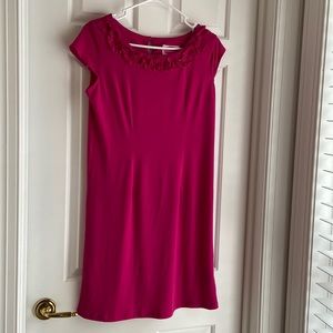 Pretty Passion Pink Dress with Neck Detail